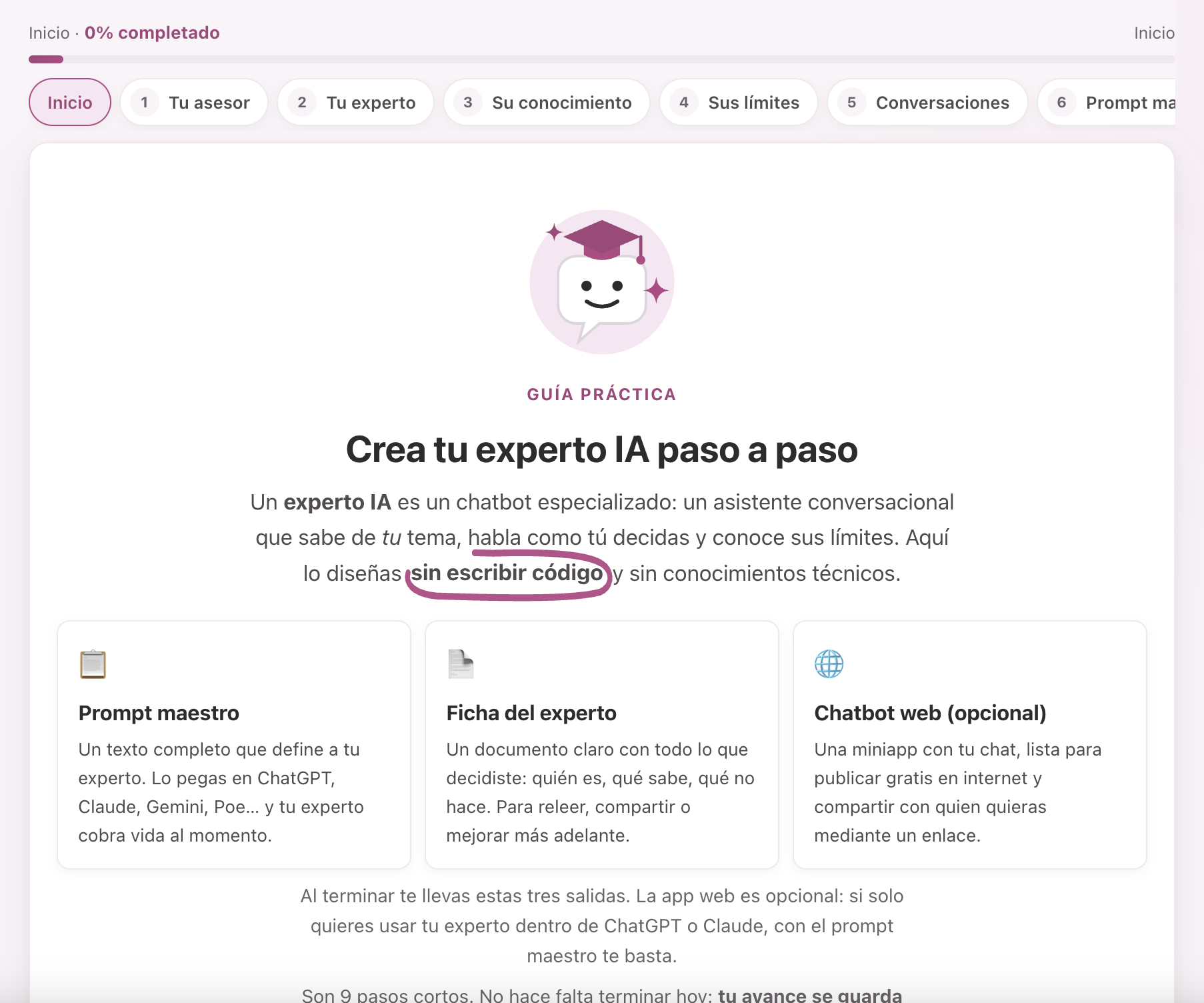 Captura del proyecto: EXPERTOS IA
